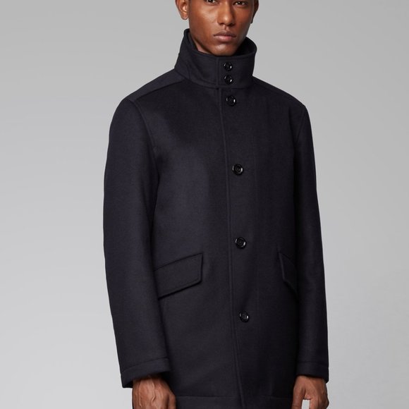 Hugo Boss Coxtan Virgin Wool Cashmere Coat Jacket - Picture 6 of 12